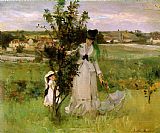 Berthe Morisot Famous Paintings - Hide-and-Seek